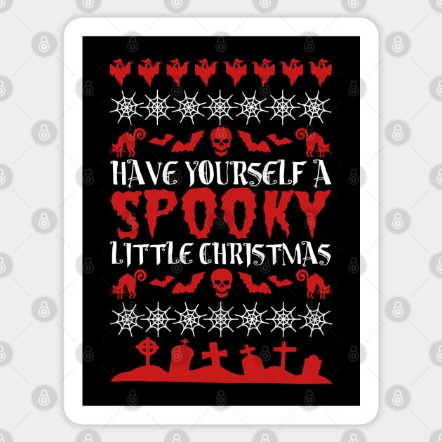 Spooky Christmas Sticker by NinthStreetShirts